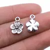 11X15Mm 0,5g Multicor Retrô DIY Liga Acessórios Flores e Árvores Pingente de Flor