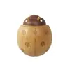Abrebotellas de Mariquita de Madera Maciza Imán para Refrigerador Escarabajo Creativo Artesanía de Madera Abrebotellas En Stock