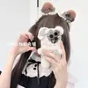 Conejo de Leche* Oso Pequeño Cacao/hecho a mano Lolita Oreja de Oso de Chocolate Diadema KC Lolita Accesorio para el Cabello Diadema