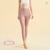 Calça Outono de Lã Alemã Lisa Cor Sólida Feminina Alta Elasticidade Modeladora Afinando Quente Calça Camada Base Dupla Face Escovada Cintura Alta Calça Justa