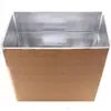 Caja de aislamiento de papel de aluminio para cadena de frío de entrega de frutas y alimentos frescos, caja de cartón extra dura, fabricante de cajas de cartón para embalaje en cadena de frío de zongzi y mirto