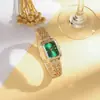 Reloj de Pulsera de Acero Vintage para Mujer Moda Nuevo Reloj de Cuarzo Pulsera Caja de Regalo traje