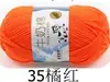 Fio de Algodão Leite 5 Fios Sheng Tang para Tricô de Bonecas, Fio de Algodão Grosso para Cachecóis de Bebê, Fio para Exportação no Atacado do Fabricante