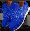 Moda Primavera y Verano 2021 Comercio Exterior Talla Grande Punta Redonda Caña Baja Lentejuelas Zapatos de una Sola Capa para Mujer Estilo Europeo y Americano Deportivo Informal