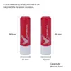 Tubo de Lipstick Vacío Cilíndrico Color Rojo Rosa y Blanco de PP Simple Remax