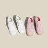 K-Style ~ Otoño e Invierno Zapatos de Entrenamiento Moral de Punta Redonda y Suela Gruesa para Mujer 2025 Nuevo Niche Casual Estilo Deportivo Zapatos Planos