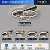 Luminária pendente para sala de estar luz de luxo italiana de alto padrão sensação de hall luz principal 6 nova simples luz de teto iluminação Zhongshan ferro outro