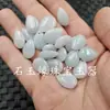 Colgante de jade de gota de agua de jadeíta, colgante plano de gota de agua, pulsera DIY, collar, pendientes, pasador de pelo, venta al por mayor de colgantes de jade
