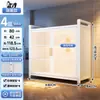 Rack de Cozinha de Chão Multicamadas Armário à Prova de Poeira Armário de Armazenamento para Micro-ondas Armário Multifuncional Armário de Armazenamento com Porta