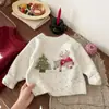 Suéteres Navideños para Niños y Niñas Otoño Invierno 2026 Capa Base Engrosada Estilo Nuevo Tejido Elegante Prendas de Punto Infantiles Tops para Bebés