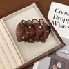 Pinza de plátano voluminizadora grande, pinza vertical, pinza para el pelo de lunares de moda coreana para mujer, accesorio para el pelo de lujo ligero de alta gama