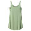 Bata de Noche con Almohadillas para el Pecho para Mujer 2026 Nuevo Verano Modal Talla Grande Se Puede Usar Fuera de Casa Ropa de Casa Delgada Larga de Tirantes Pijama