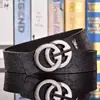 Cinturón de Cuero para Hombre de Moda Celebridad de Internet Tiktok Cinturón de Piel de Vaca Casual para Hombre Transfronterizo Cinturón Negro para Pantalones Hombres Cuadros