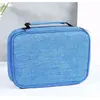 Bolsa de armazenamento portátil multifuncional de grande capacidade com 72 compartimentos para uso transfronteiriço, para estudantes e estudantes de arte armazenarem lápis de cor, pincéis e material de papelaria