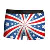 Ropa interior masculina transfronteriza de la serie Amazon Canada Flag, bóxer de seda de leche de cintura media y tiro alto para adultos.