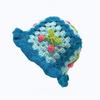 Sombrero de Cereza Estilo Celebridad de Internet al por Mayor en Stock Sombrero de Lana Tejido a Mano Dulce Lindo Moda Versátil Sombrero de Cubo