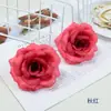 Flor Rosa Simulada de 8cm Estilo Europeu Rosa de Outono Chapéu de Doutor Decoração DIY Feita à Mão Loja de Sobremesas Decoração de Bolo Flor