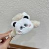 Bonito cartoon urso pelúcia grampo de cabelo feminino de volta cabeça updo clipe grande tubarão clipe de cabelo volume múltiplo hairpin cocar