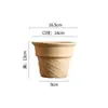 Vaso de Flor de Argila Secagem Rápida Orquídea Planta Verde Cerâmica Respirável de Alta Qualidade Criativo Simples Respirável Vaso de Flor de Mesa Venda por Atacado