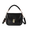 Bolso de mujer 2024, nuevo estilo, portátil, pequeño, cuadrado, con cierre de texto y hebilla, bandolera de nicho, combinable con todo.