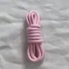 Em estoque Corda Redonda Colorida Inter-colorida 5mm Cordão Miu Ponto de Pular Corda Redonda Corda de Sapato Corda Tecida à Mão Corda para Roupa Chapéu Calça