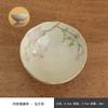 Mesa de hielo Taza de té con solapa de loto pintada a mano Juego de té de kung fu casero Taza de té de cerámica maestra Taza de té pequeña Taza Pu'er Taza de boca ancha