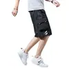 Shorts Casuales de Verano para Hombre Modernos Holgados de Bolsillo Múltiple Rectos Delgados de Secado Rápido Deportivos de Longitud Media para Adolescentes