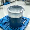 Película cubre bolsa de fondo redondo de PE, se usa junto con bolsas de tambor de 200 L, 80*80 cm, grosor de una sola cara 10 mil