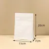 Bolsa con Cierre de Ocho Lados para Café, Bolsa para Granos de Café, Bolsa Auto-sellante para Té, Bolsa de Empaque de Alimentos de Papel de Aluminio, Bolsa Vertical de Película de Aluminio para Café