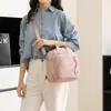 Bolso cruzado casual de nailon, bolso de mano ligero nuevo para el día a día, bolso de mujer moderno, simple, de color liso
