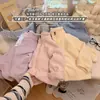 Abrigo cálido de forro polar para otoño e invierno, forro polar australiano para niños, nuevo cárdigan de punto grueso y elegante para bebés y niñas, primavera y otoño