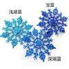 Decoraciones de Navidad 10 cm Plástico Copos de Nieve para Espolvorear Decoración de Árbol Suministros Navideños Colgante Fabricante Venta al por Mayor