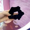 Diadema Transfronteriza de Franela Celebridad Cibernética Hyun-a Cuerda para el Cabello Hyun Anillo para el Cabello Intestino Grueso Color Sólido Simple Bolas Accesorios para el Cabello para Mujeres