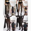 2026TK nuevo modelo de leggings color cacao con forro de lana, pantalones ajustados semitransparentes con costura de una sola línea al frente y atrás, adecuados para uso invernal transfronterizo