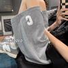 Pantalones cortos bordados con letras Waffe para hombre, holgados, combinables, de verano, finos, estilo Hong Kong, deportivos, de moda.