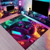 Alfombra para Consola de Videojuegos Estilo Americano Temu Más Vendida Transfronteriza, Alfombra Decorativa para Sala de E-Sports, Resistente a Manchas y Fácil de Cuidar, Alfombra de Mesita de Noche para Dormitorio