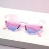 2026 Nuevo Traje de Baño Infantil de Lente Única Dibujos Animados Sombrero Lindo Sombrero de Navidad Gafas de Sol Protector Solar Gafas de Fiesta