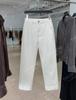 Recomendação PrincipalCalça Jeans Cropped Reta de Cintura Alta Yuran 26 Novo Estilo Primavera Cedo