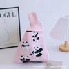 Bolso de Mano para Mujer del Festival del Bote del Dragón Panda, Bolso Cubo Tejido, Estilo Coreano y Japonés Versátil, Bolso Tote Casual, Bolsa para el Almuerzo, Lindo y Divertido