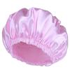 Gorro de ducha impermeable de doble capa de color, gorro de ducha antihumedad para el hogar, gorro de ducha para adultos, gorro antiaceite y humo, fabricantes al por mayor