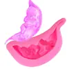Bebê dormindo Folhas de Lótus molde de silicone Boneca Anjo molde de bolo Fondant bolo de chocolate