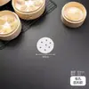 Papel para vaporizador para uso doméstico, forros descartáveis para cozinhar pães no vapor, prático e portátil para assar e cozinhar pães no vapor