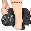 Tornozeleira com corda de puxar e botão manual ajustável, suporte com placa de alumínio elástica, pressão lenta nos ligamentos, protetor de tornozelo estável