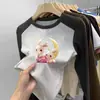 Camiseta Base Térmica Cepillada para Niña 2026 Nuevo Estilo Otoño/Invierno Ropa Polar para Bebé Camiseta de Manga Larga Raglán Elegante