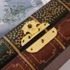 Nueva hebilla para caja de regalo estilo chino hebilla de caja de embalaje de madera de alcanfor cerradura de caja de embalaje de madera hebilla de caja de madera hebilla repujada para embalaje de caja de joyería chapada en oro