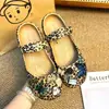 Zapatos de ballet con estampado de lunares estilo Ins, leopardo KT, accesorios para DIY, dijes de zapatos de moda y versátiles, hebillas decorativas para zapatos con agujeros