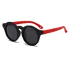 Gafas de Sol Polarizadas Redondas Retro Estilo Coreano Gafas de Sol Estilo Hong Kong Estilo Ins para Niños y Niñas Gafas para Bebés de Cara Redonda