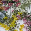 Pequeña Flor Silvestre Boda Arreglo de Flores Artificiales Hotel Diseño Floral Decoración del Hogar Fila de Flores Techo Flor de Seda Flor