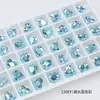 Dongzhou Diamante para Unhas 10*8.8mm Coração Geométrico Fundo Pontiagudo Diamante DIY Brincos Joias Diamante Brilhante Decoração de Unhas Diamante
