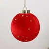 2026 Bolsa de Tela Navideña Nueva Colgante de Bola de Tela 8cm Decoración de Escena Navideña Decoración de Árbol de Navidad Bola Individual